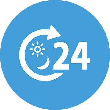 24時間受け入れ